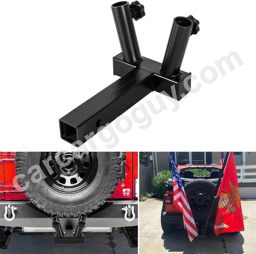 Trailer Hitch Flag Pole - Car cargo accessories